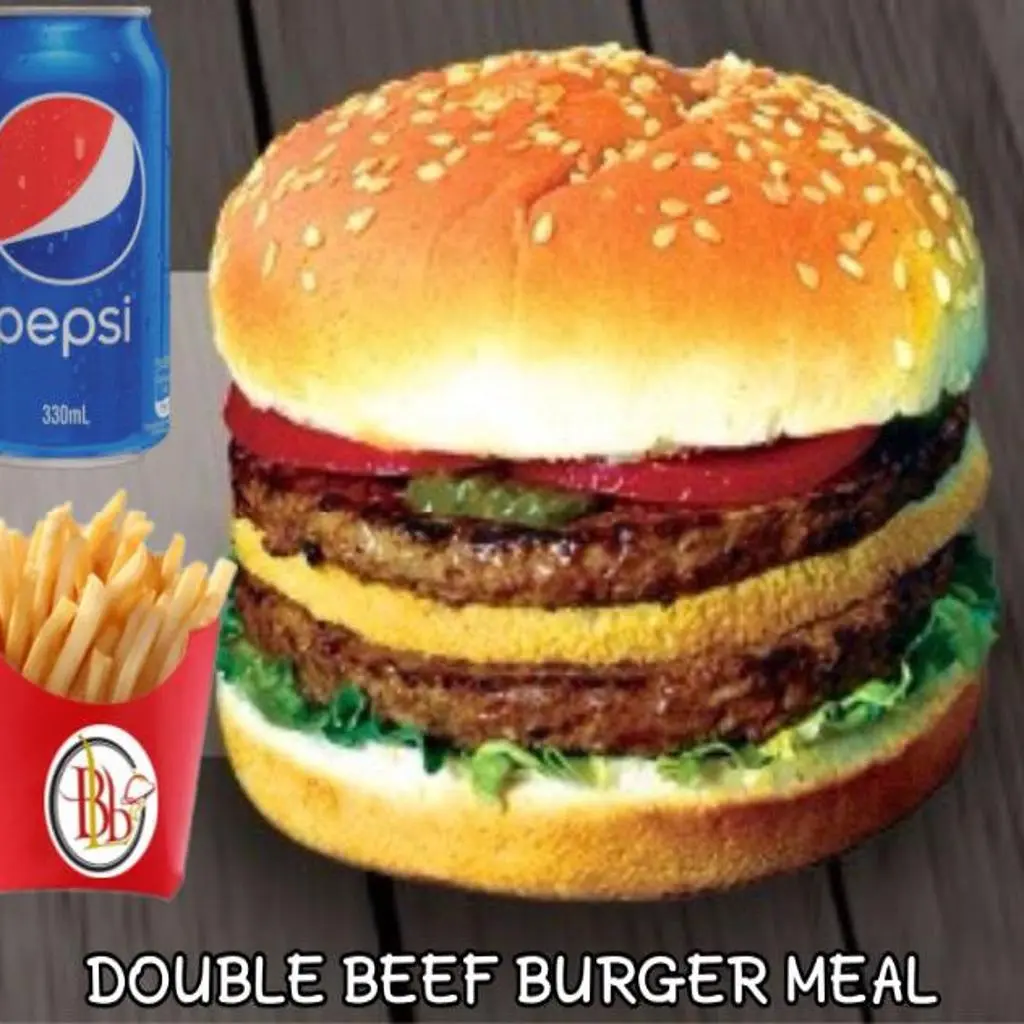 Double Beef Burger Meal